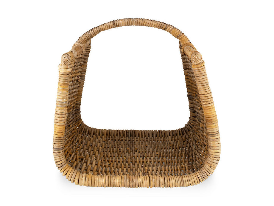 Sadra Rattan Log Basket - Natural