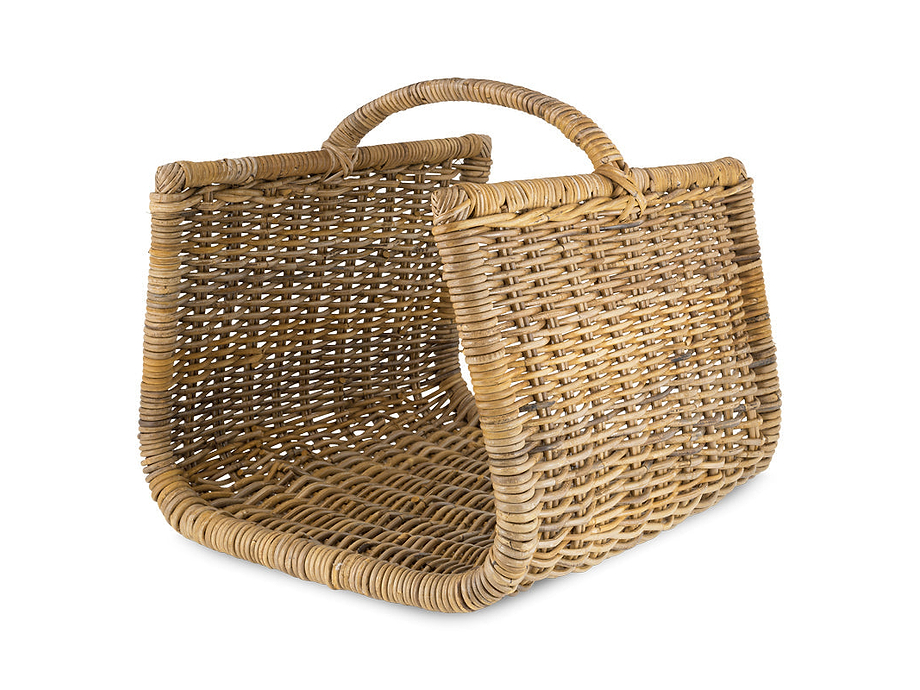 Sadra Rattan Log Basket - Natural