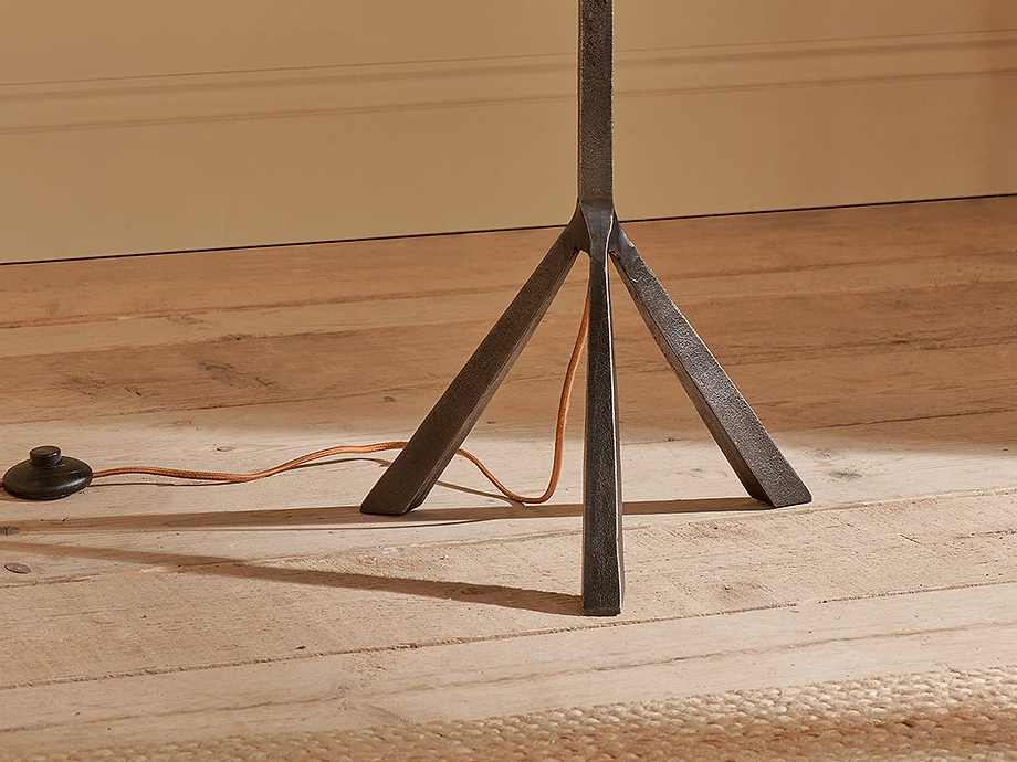 Sahhil Metal Tripod Floor Lamp - Antique Bronze