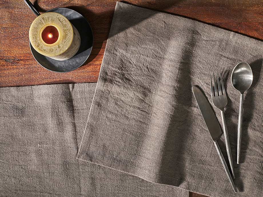 Sanee Placemat - Smoke Brown (Set of 2)