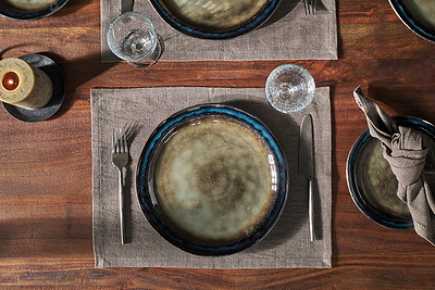 Sanee Placemat - Smoke Brown (Set of 2)-nkuku