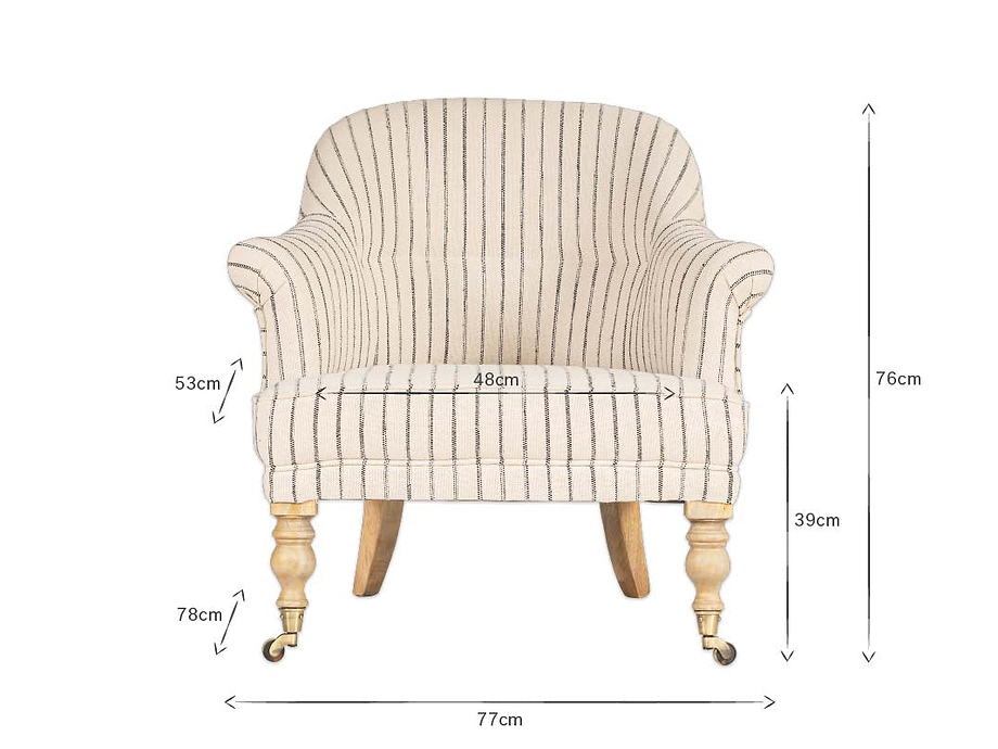 Sanja Stripe Armchair