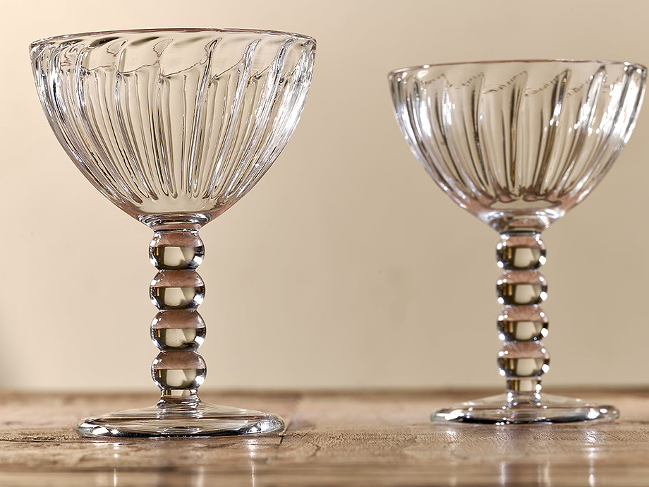 Santosa Champagne Glass - Clear (Set of 2)