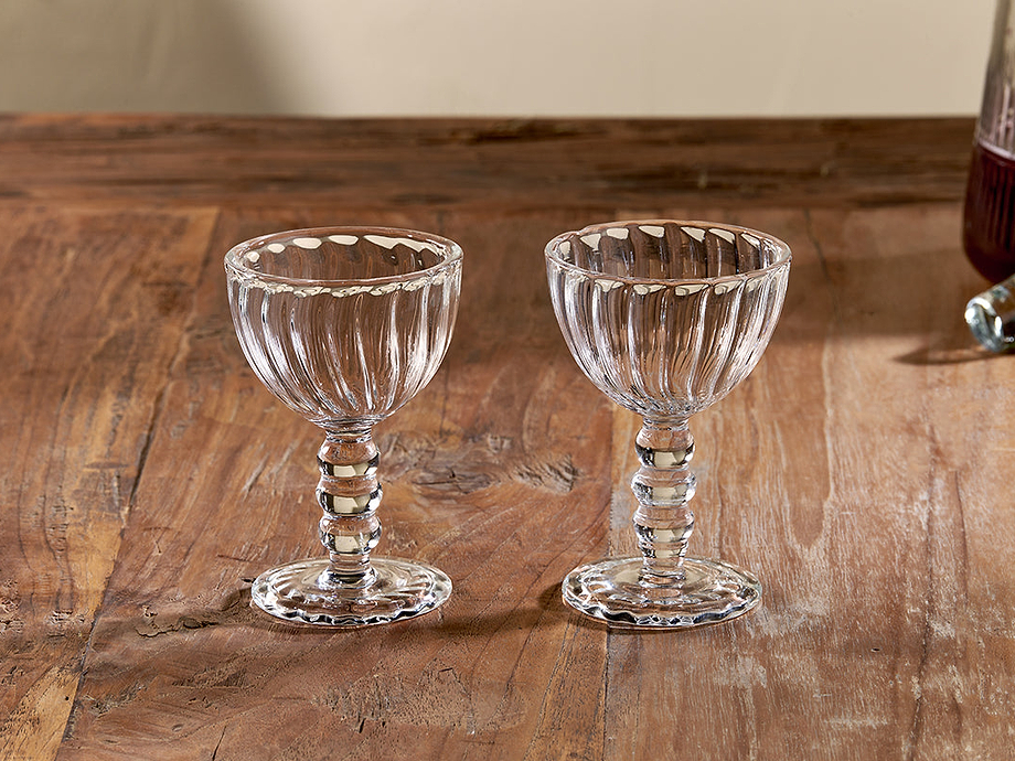 Santosa Sherry Glass - Clear (Set of 2)