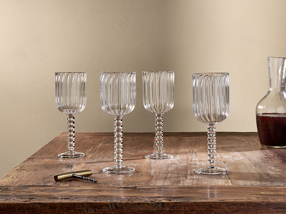 Santosa Wine Glass - Clear (Set of 2)