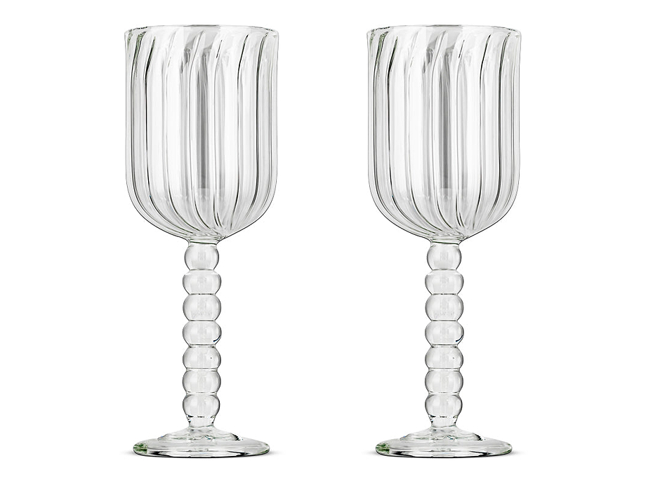 Santosa Wine Glass - Clear (Set of 2)
