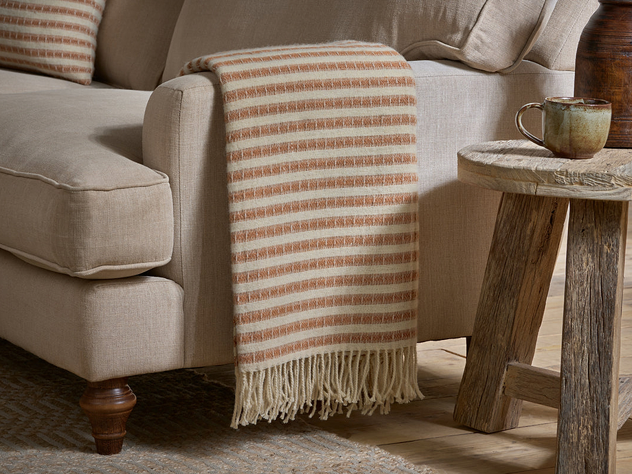 Sanval Wool Throw - Rust