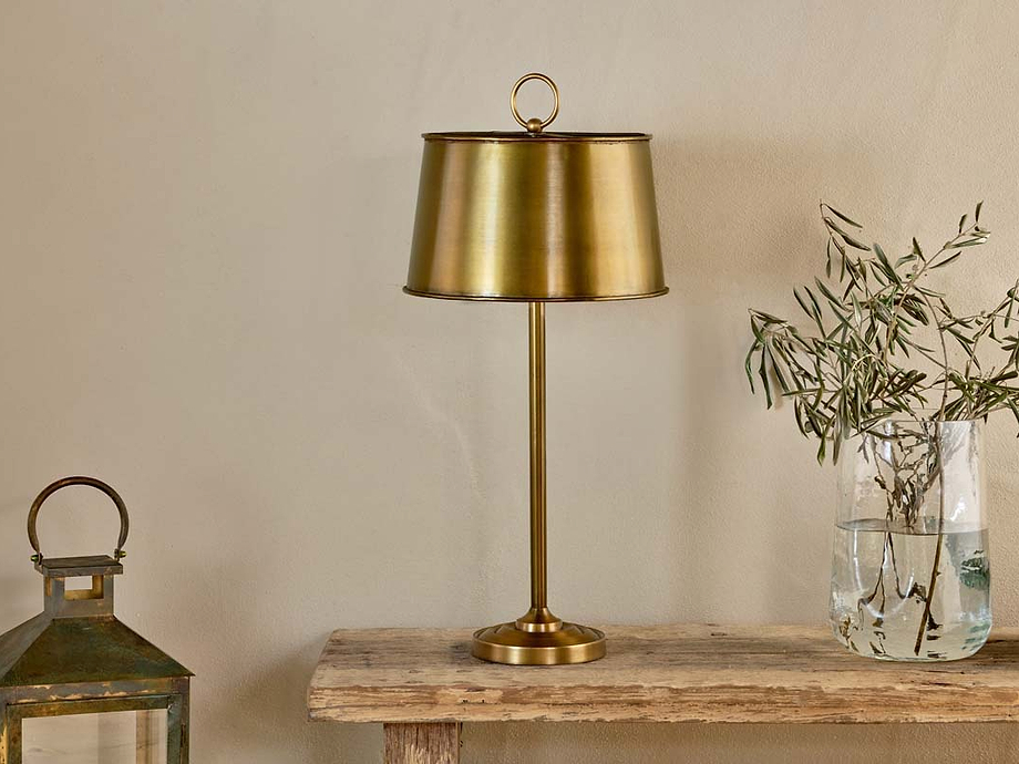 Siwan Table  Lamp - Antique Brass