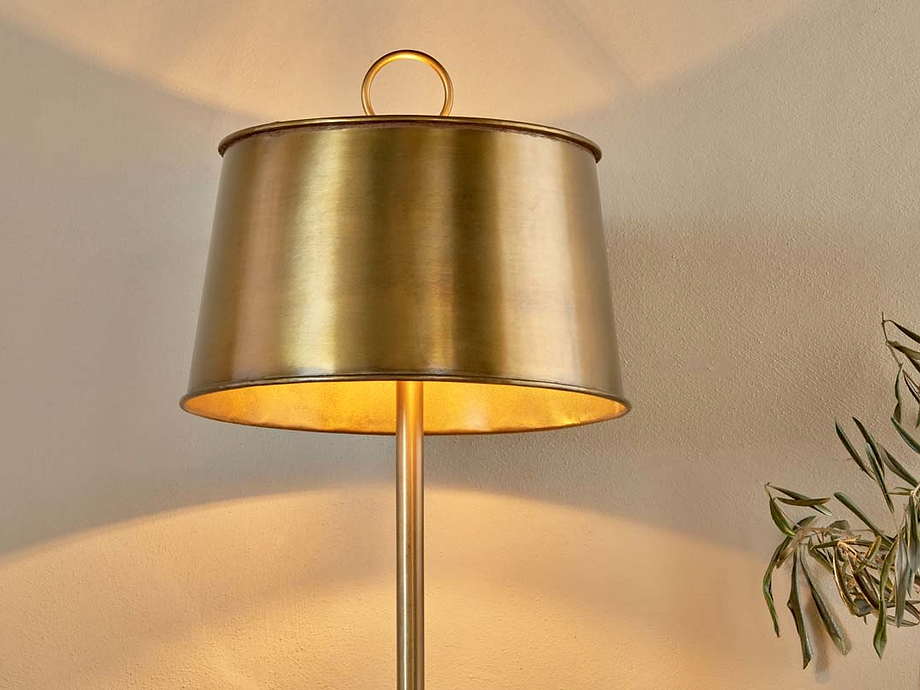 Siwan Table  Lamp - Antique Brass