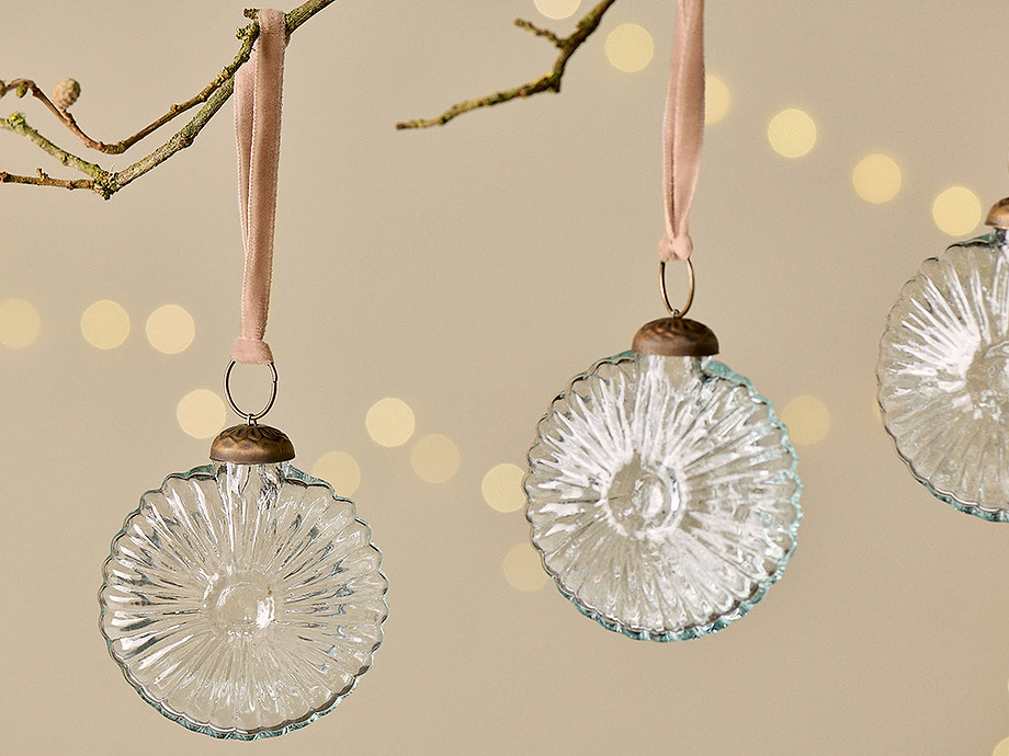 Sundara Baubles - Clear - (Set of 4)