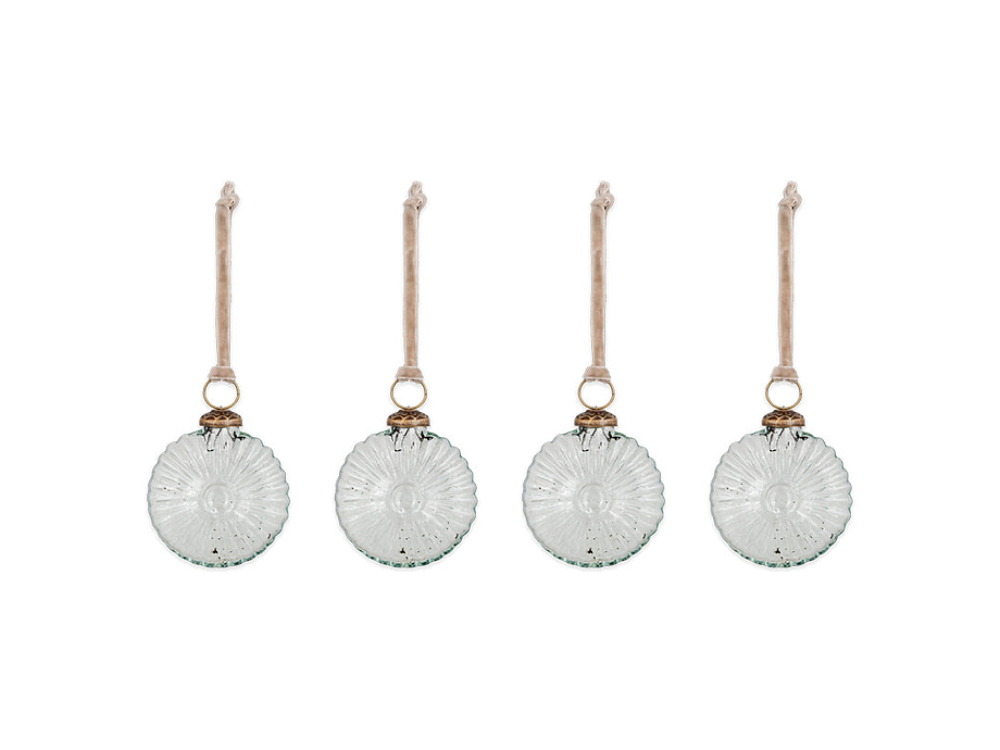 Sundara Baubles - Clear - (Set of 4)