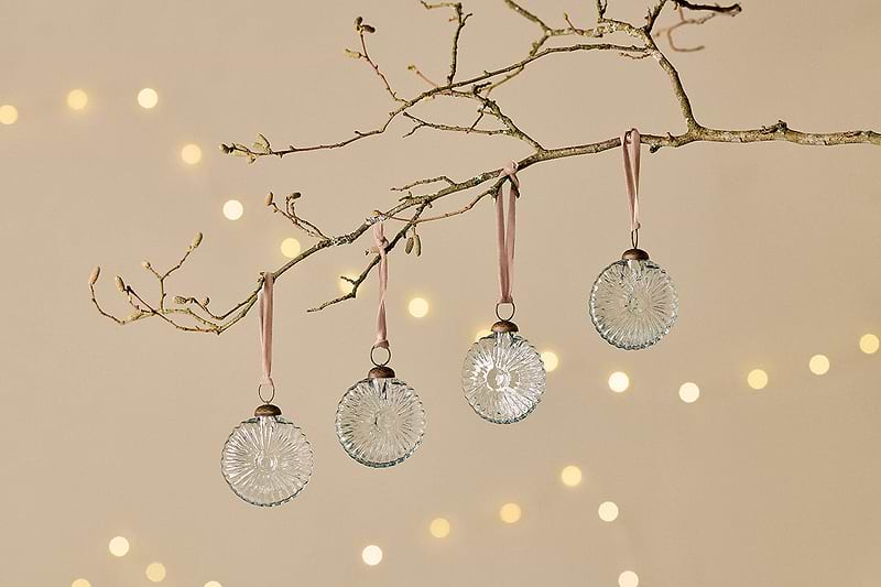 Sundara Baubles - Clear - (Set of 4)-nkuku