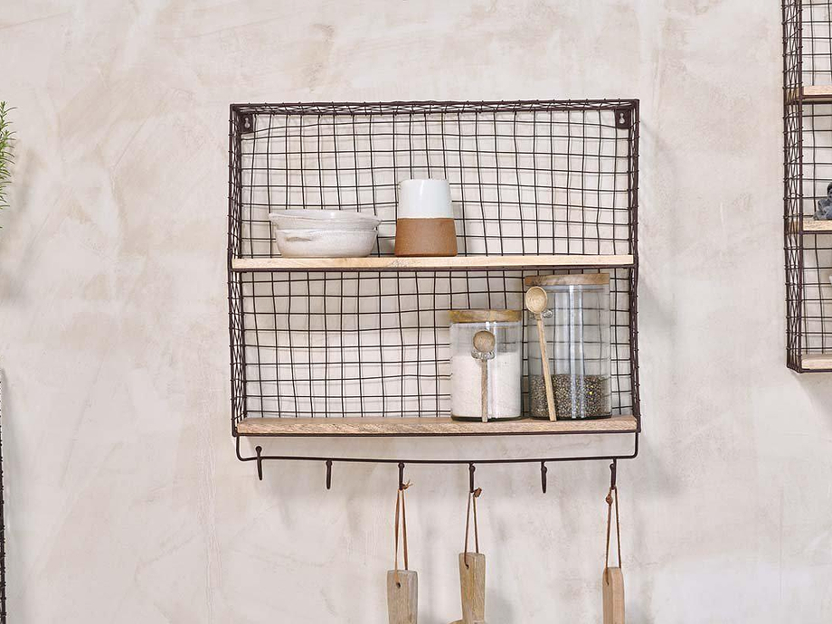 Tamba Shelf with Hooks