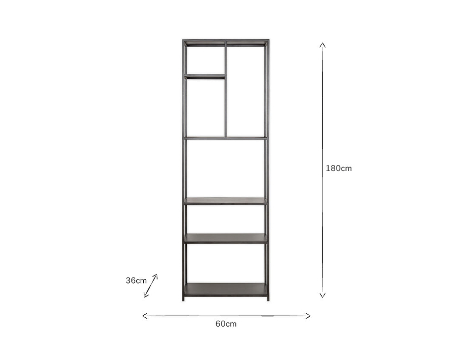 Tanvi Display Shelf - Black - Narrow