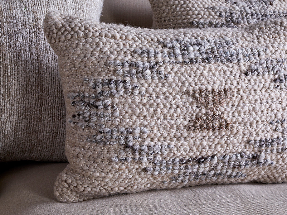 Tendai Cotton & Wool Cushion Cover - Natural