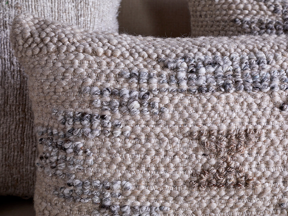 Tendai Cotton & Wool Cushion Cover - Natural