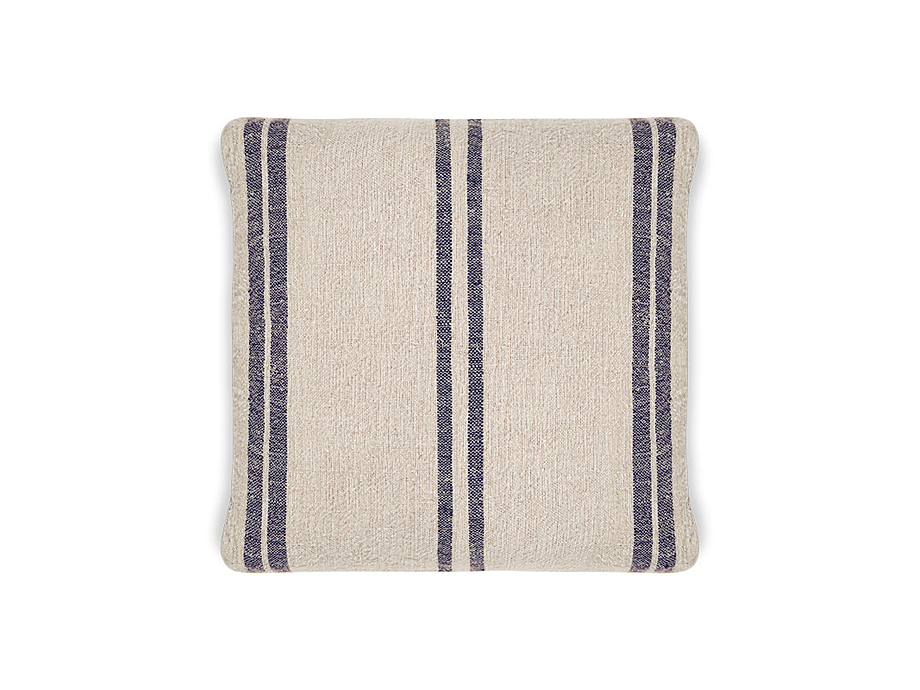 Tendali Linen Stripe Cushion Cover - Navy
