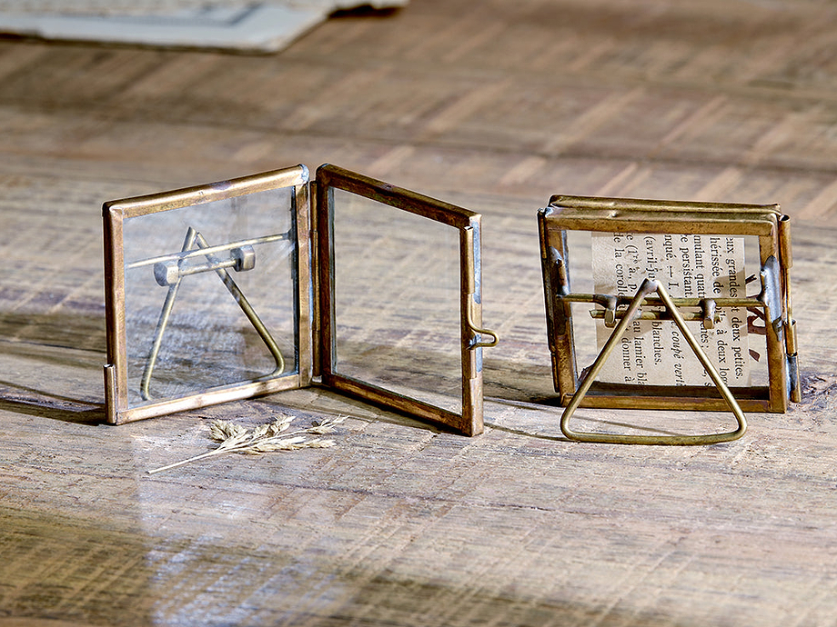 Tiny Danta Frame Antique Brass (Set of 2)