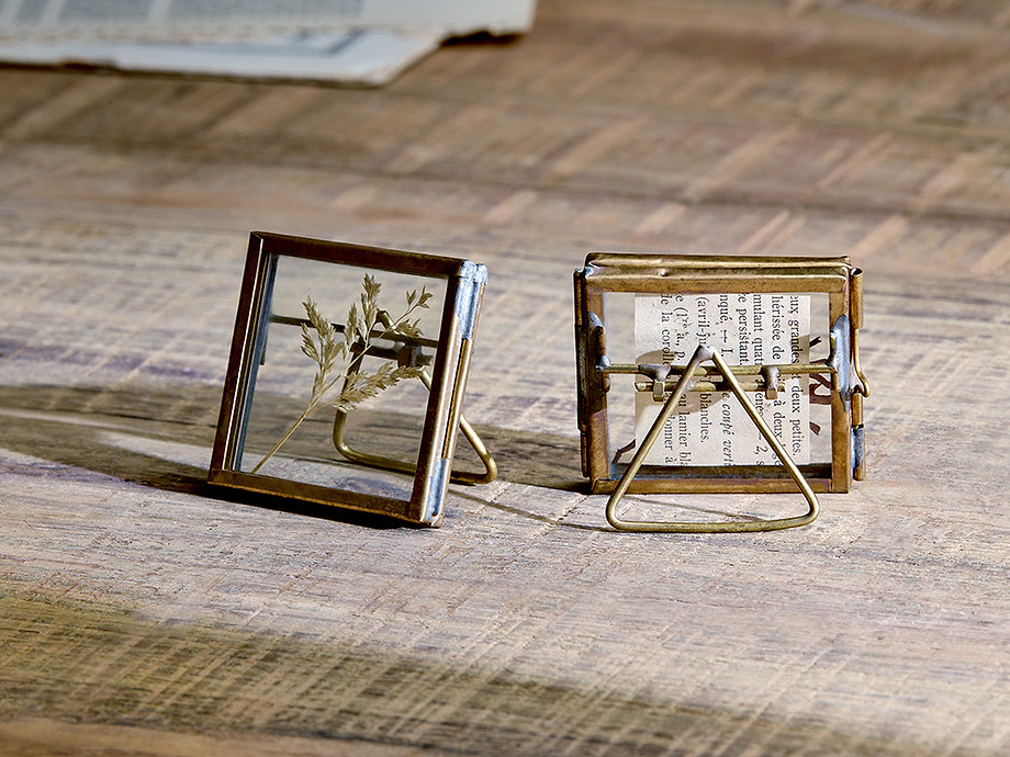 Tiny Danta Frame Antique Brass (Set of 2)