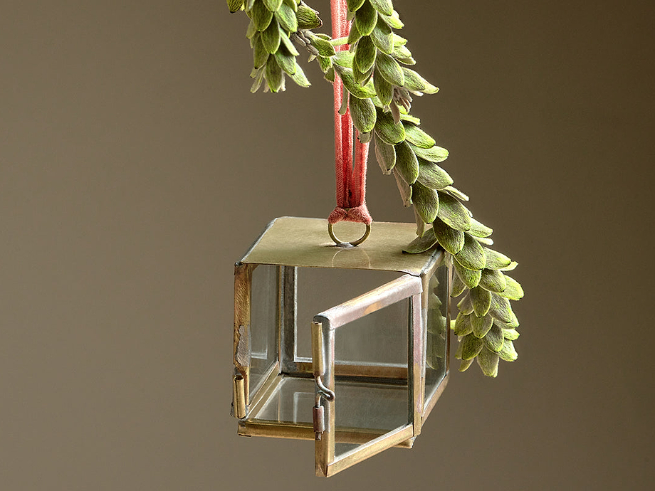 Tiny Kiko Box Decorations (Set of 2) - Antique Brass