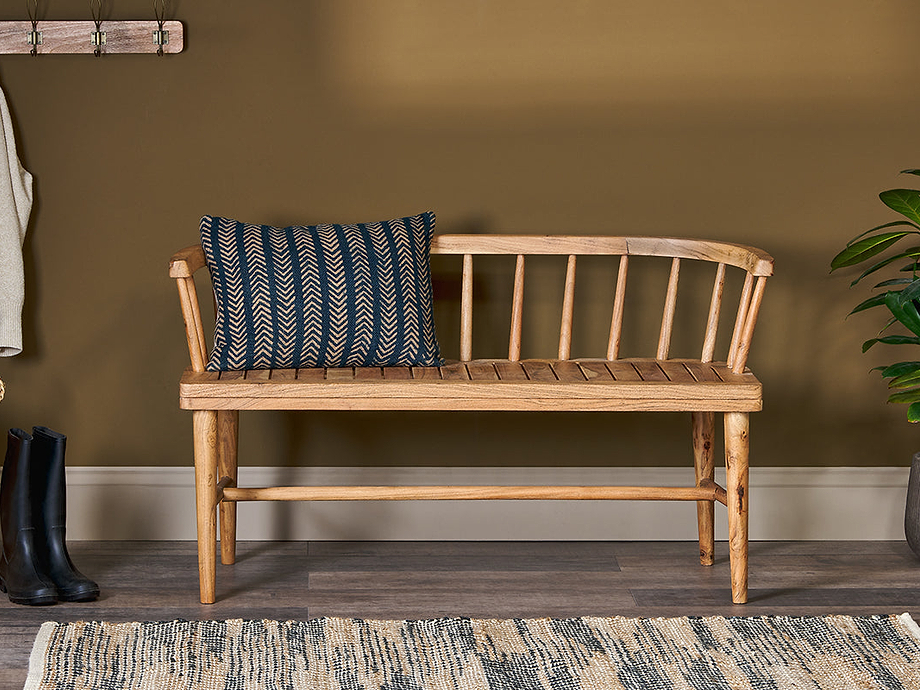 Tipu Acacia Wood Bench