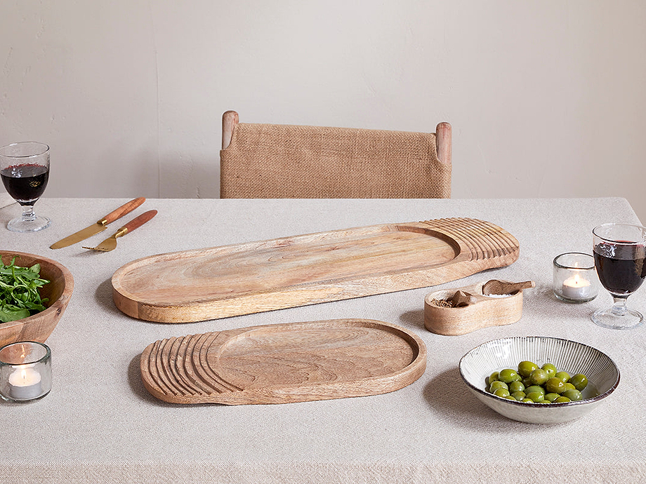 Tivisha Mango Wood Serving Board - Natural