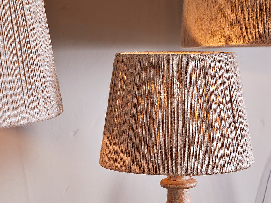 Tiwa Woven Jute Lampshade - Natural