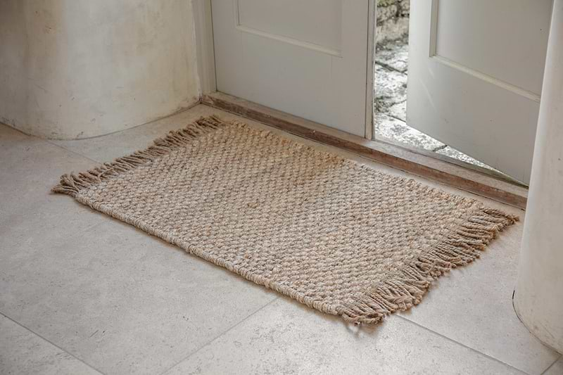 Tunda Jute Doormat - Natural-nkuku