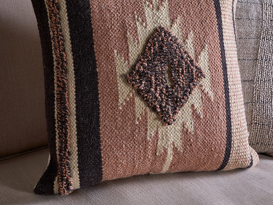 Tussi Mara Cushion Cover - Dusty Pink