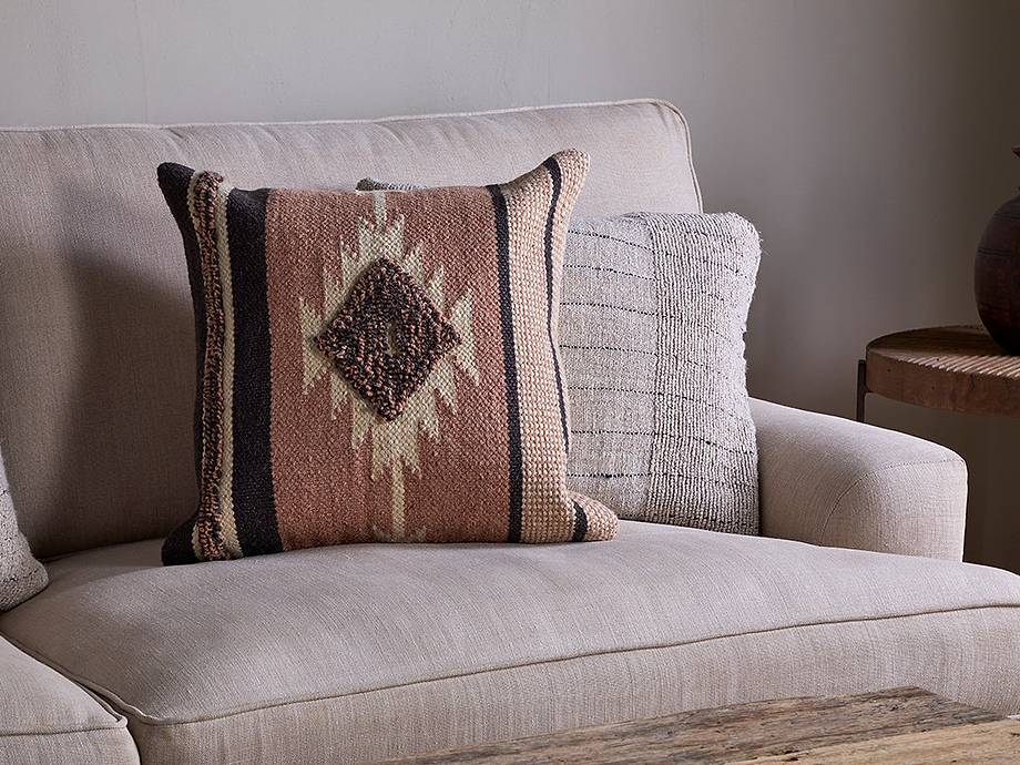 Tussi Mara Cushion Cover - Dusty Pink