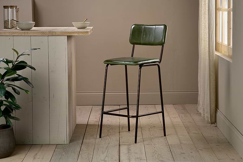 Ukari Counter Chair - Rich Green