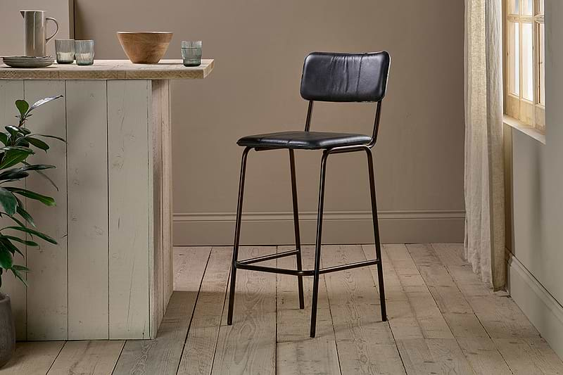 Ukari Counter Chair - Aged Black