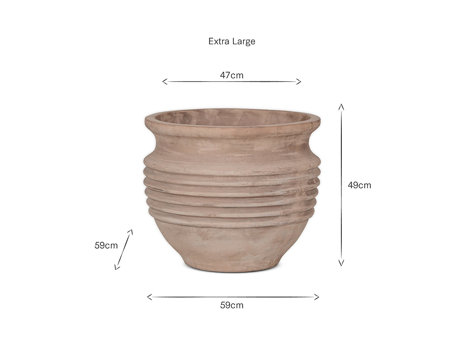Ullu Terracotta Planter - Terracotta