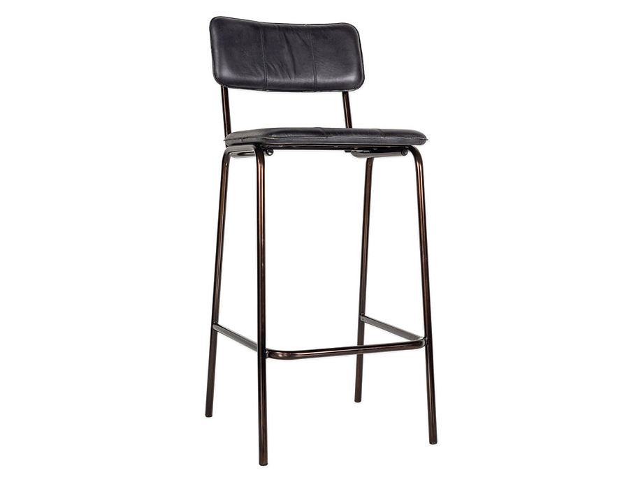 Ukari Counter Chair - Aged Black