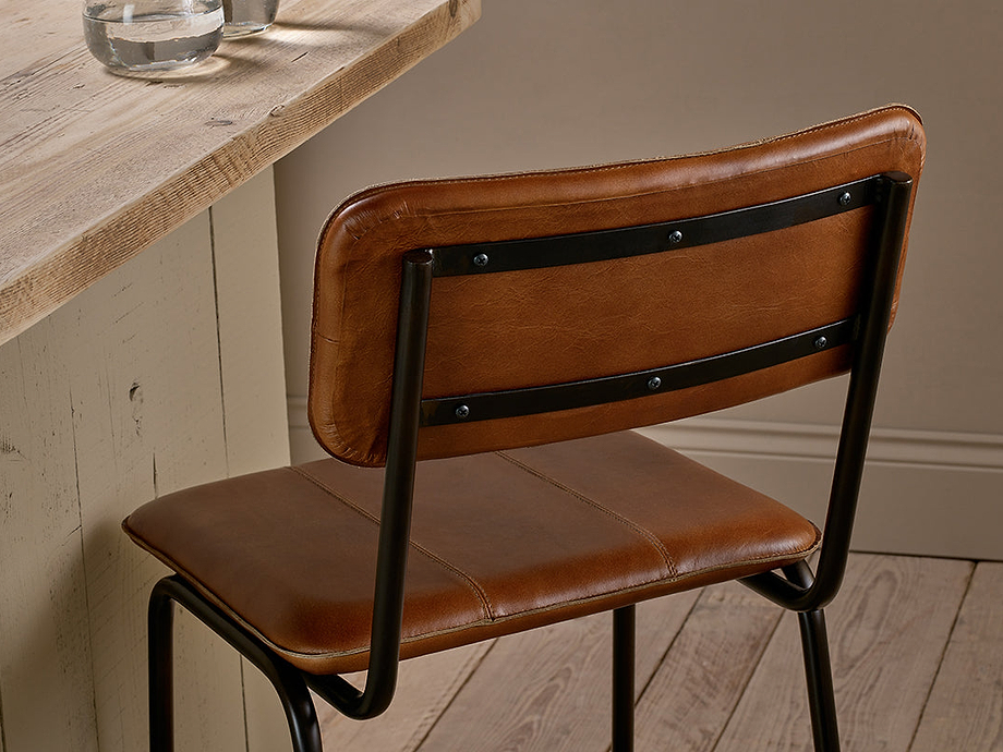 Ukari Counter Chair - Aged Tan