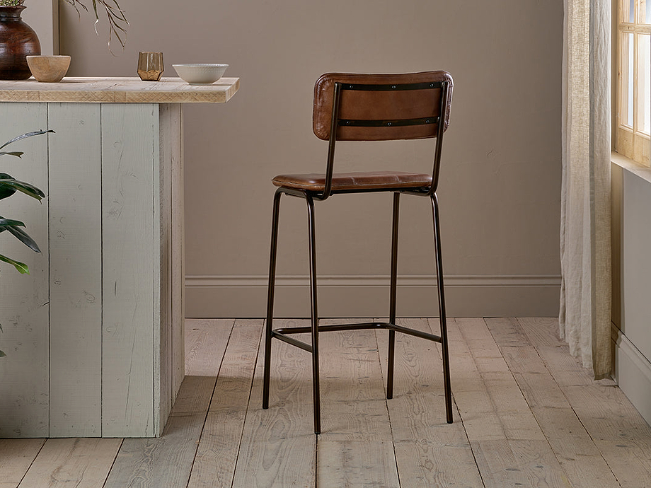 Ukari Counter Chair - Chocolate Brown