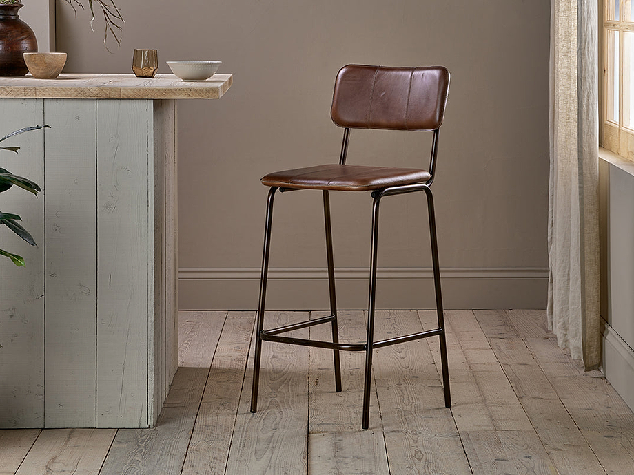 Ukari Counter Chair - Chocolate Brown