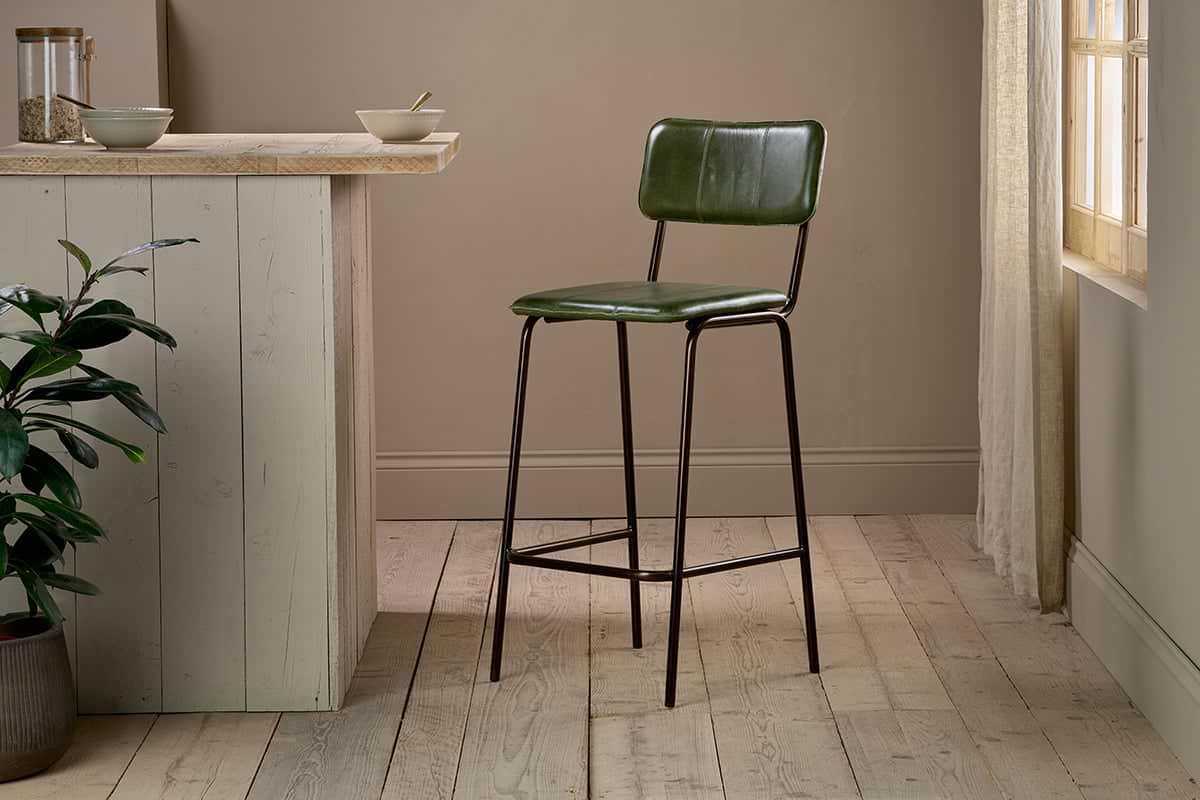 Ukari Counter Chair Rich Green