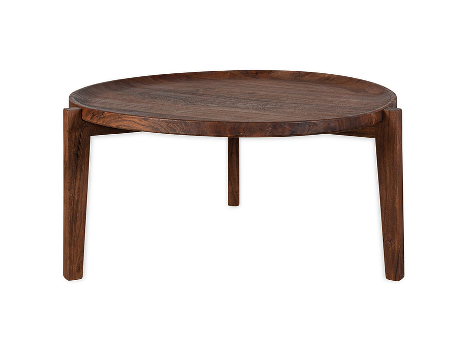 Umar Mango Wood Coffee Table - Dark Brown