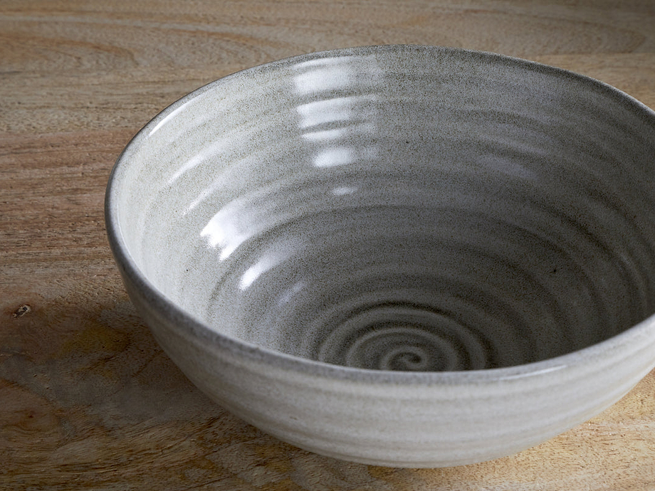 Valinha Earthenware Cereal Bowl - Grey