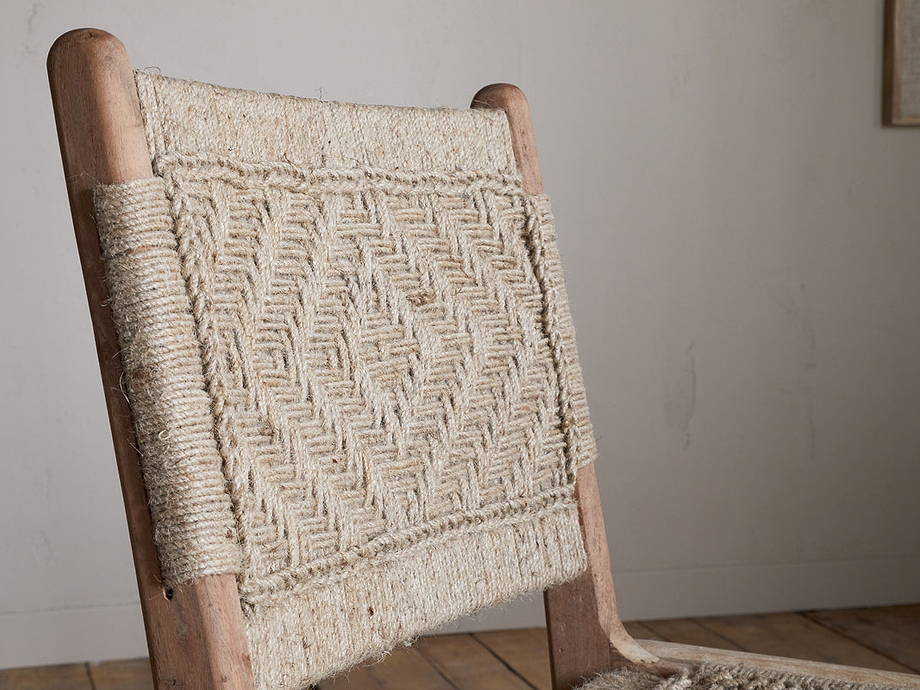 Vinay Woven Armless Dining Chair - Natural