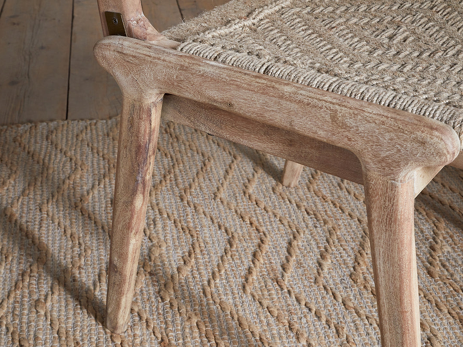 Vinay Woven Armless Dining Chair - Natural