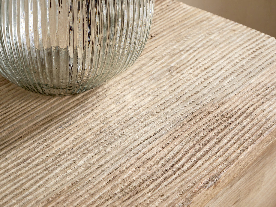 Vivan Grooved Chest of Drawers - Natural