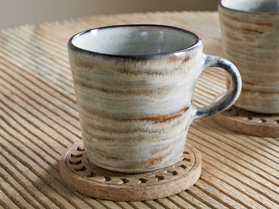 Vizo Mugs - Grey (Set of 2)