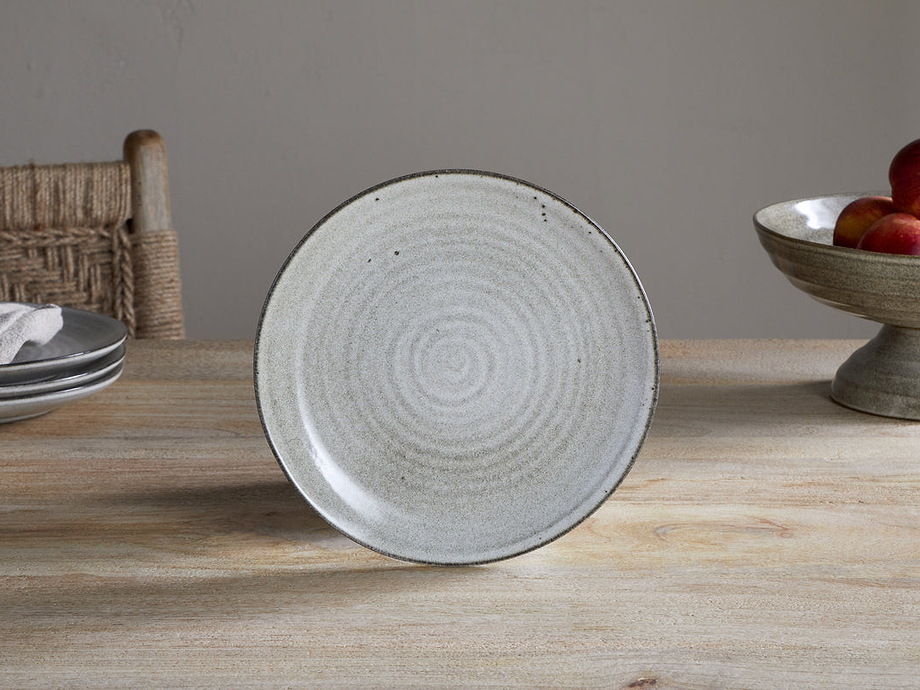 Valinha Earthenware Side Plate - Grey