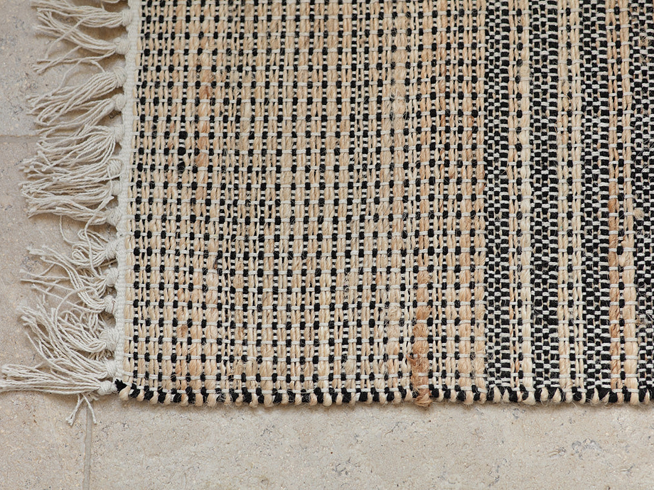 Varli Jute & Cotton Doormat - Natural
