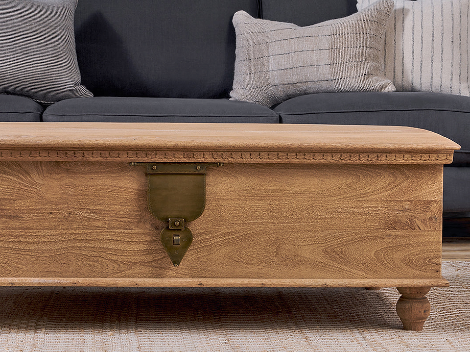 Vidur Mango Wood Chest - Natural