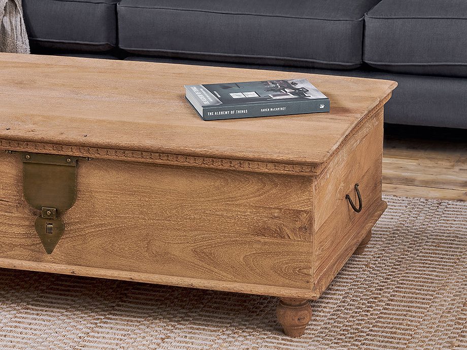 Vidur Mango Wood Chest - Natural