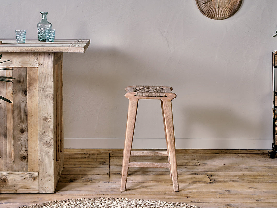 Vinay Woven Counter Stool - Natural