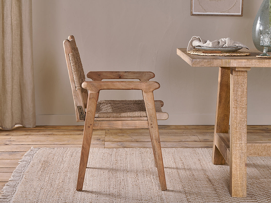 Vinay Woven Dining Chair - Natural